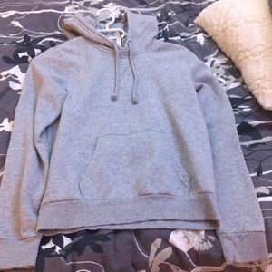 Plain grey hoodie